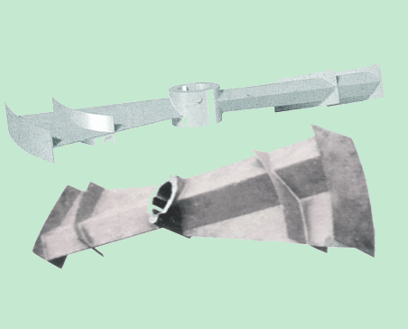 菱臂弧叶桨式搅拌器