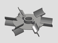 箭叶圆盘涡轮式