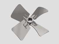 四宽叶斜边可拆旋桨式
