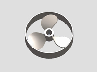 三叶导流筒推进式