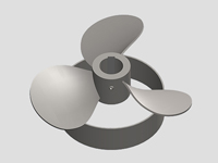 推进式搅拌器（带稳定环)