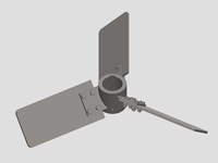 三叶开启涡轮式